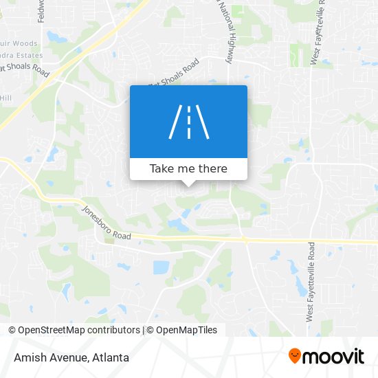 Mapa de Amish Avenue