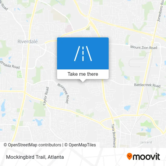 Mockingbird Trail map