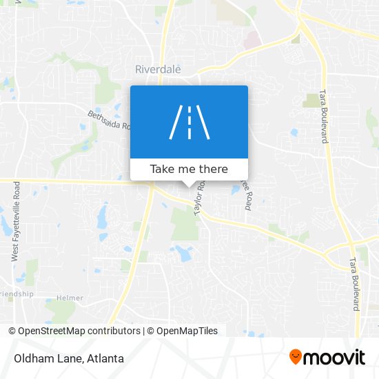 Oldham Lane map