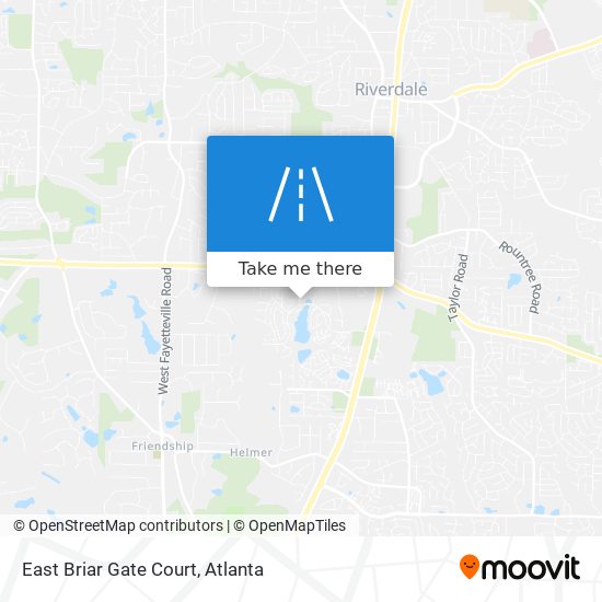 Mapa de East Briar Gate Court