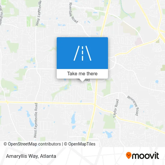 Amaryllis Way map
