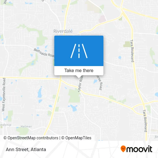 Ann Street map