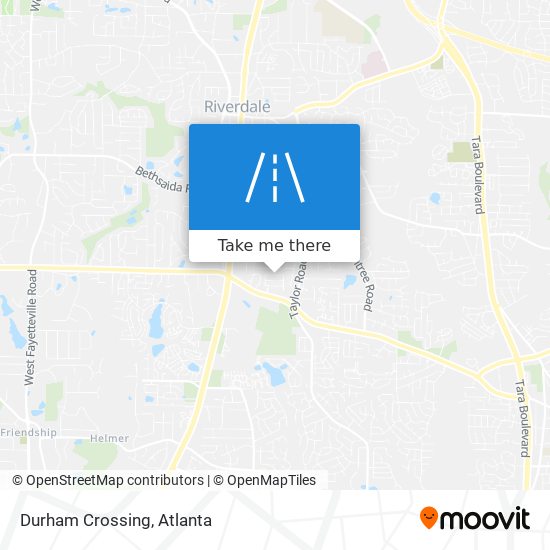 Mapa de Durham Crossing