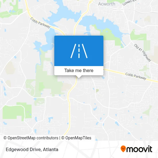 Edgewood Drive map