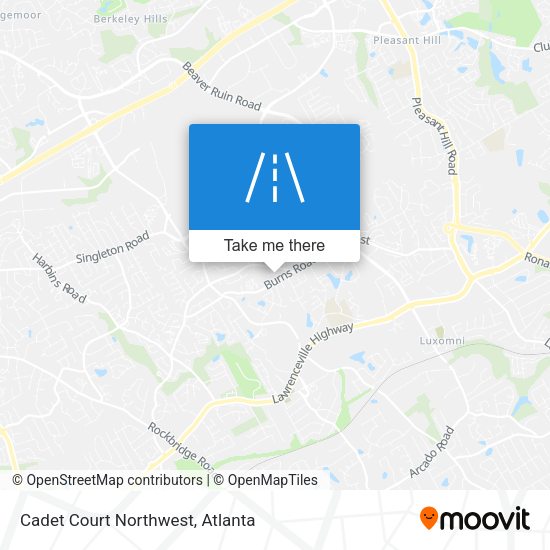 Cadet Court Northwest map