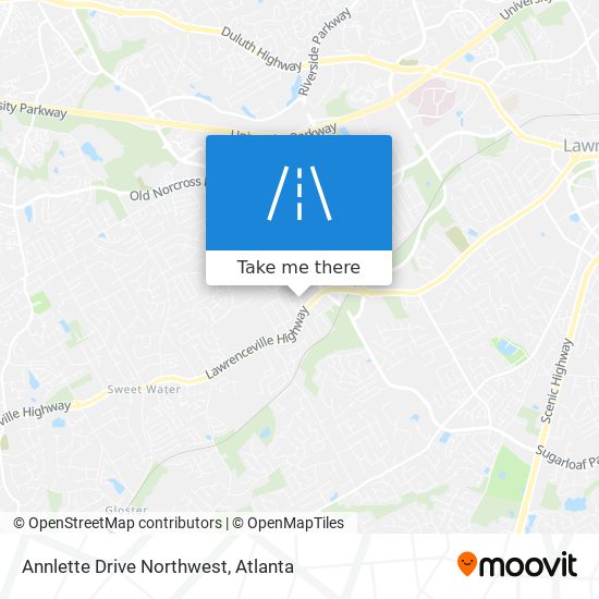 Mapa de Annlette Drive Northwest