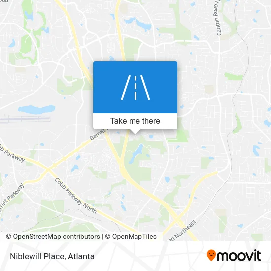 Niblewill Place map