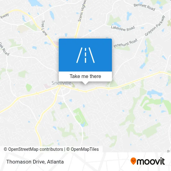 Thomason Drive map
