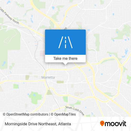 Morningside Drive Northeast map