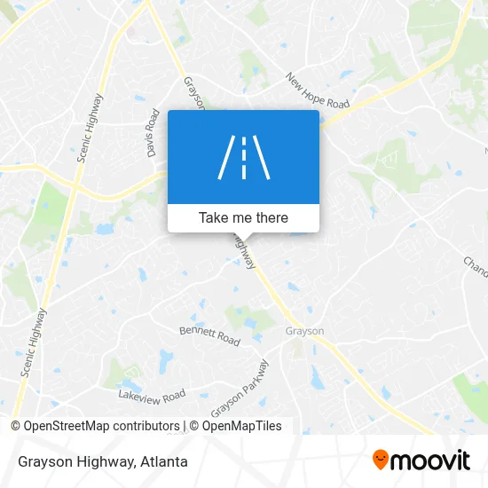 Grayson Highway map