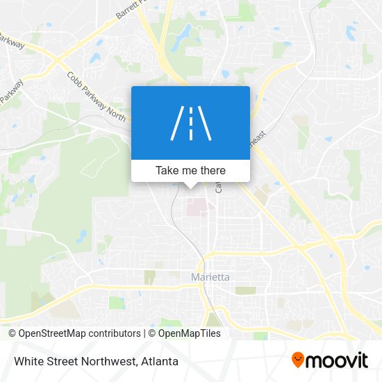 White Street Northwest map