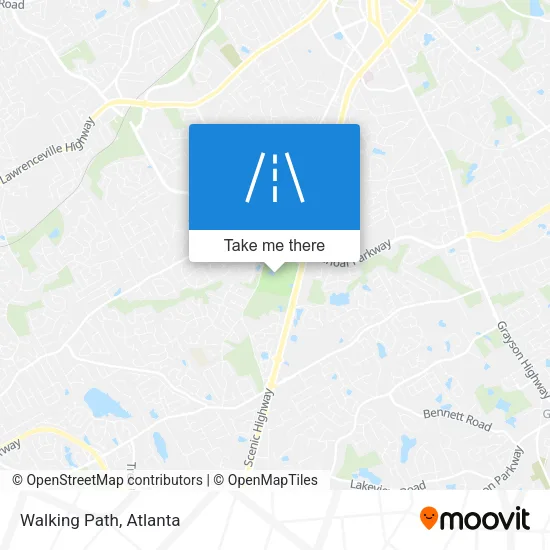 Mapa de Walking Path