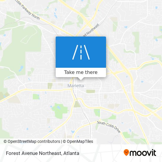 Mapa de Forest Avenue Northeast