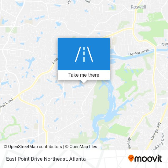Mapa de East Point Drive Northeast
