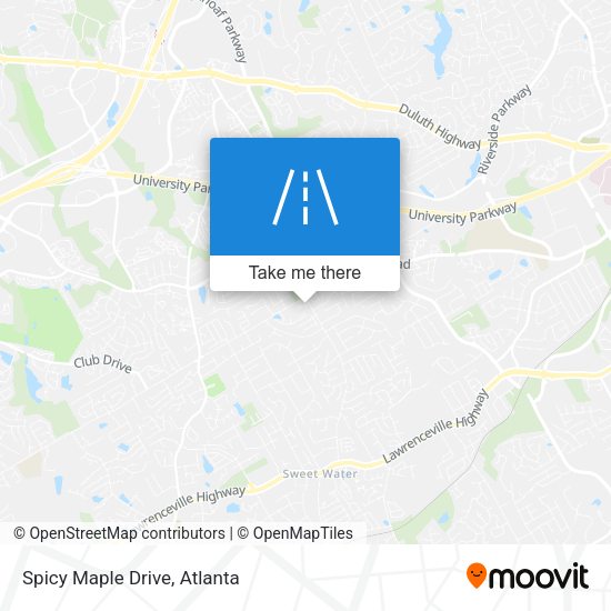 Mapa de Spicy Maple Drive