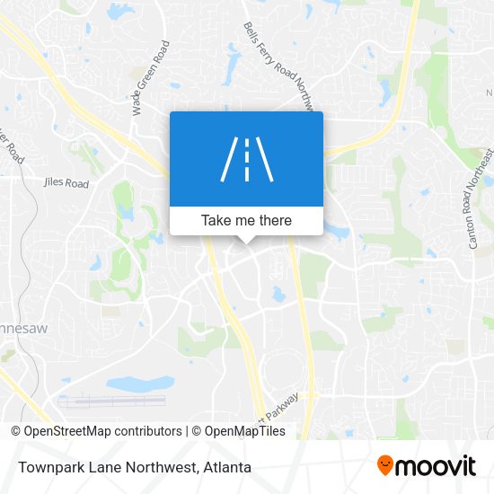 Mapa de Townpark Lane Northwest