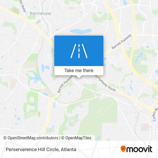 Perserverence Hill Circle map