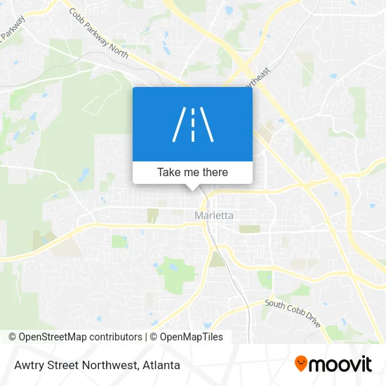 Awtry Street Northwest map
