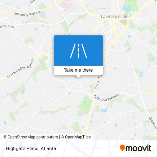 Highgate Place map