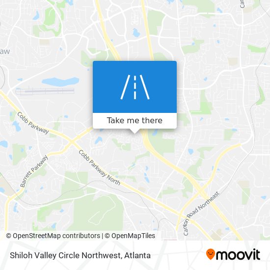 Mapa de Shiloh Valley Circle Northwest