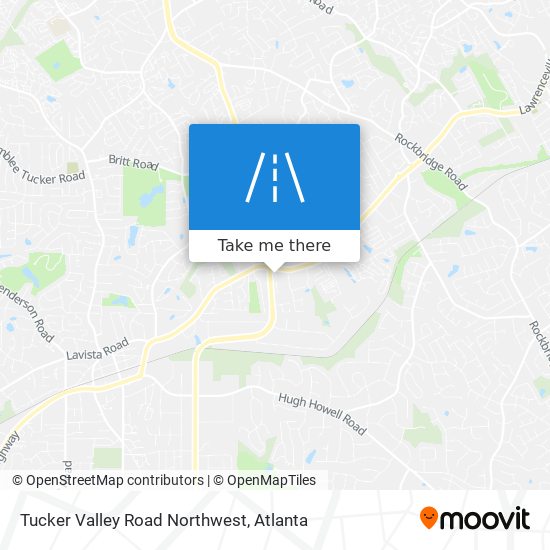 Mapa de Tucker Valley Road Northwest