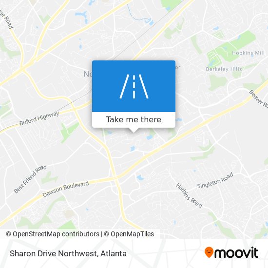 Mapa de Sharon Drive Northwest