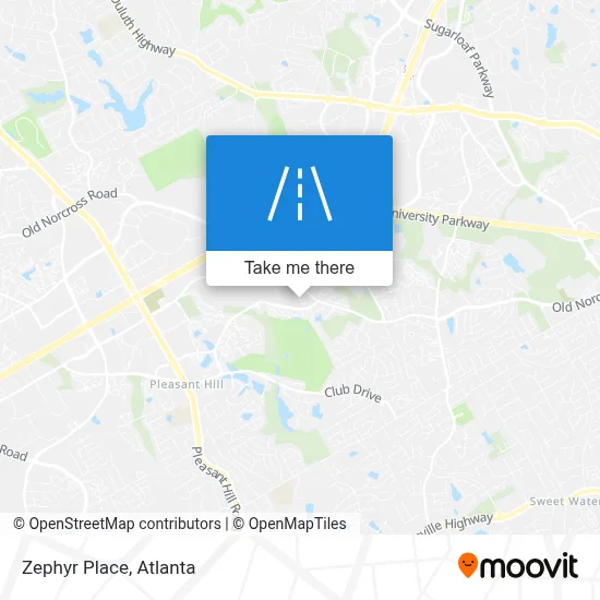 Zephyr Place map