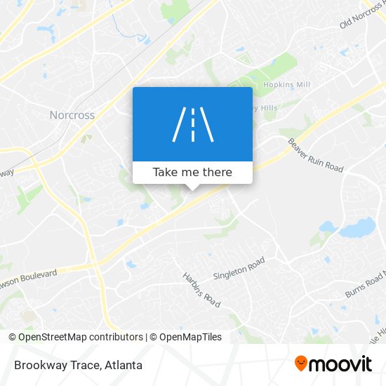 Brookway Trace map