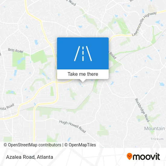 Azalea Road map