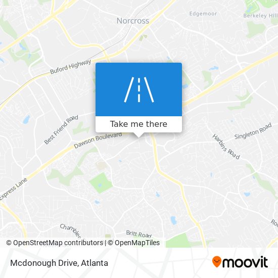 Mcdonough Drive map