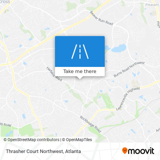 Mapa de Thrasher Court Northwest