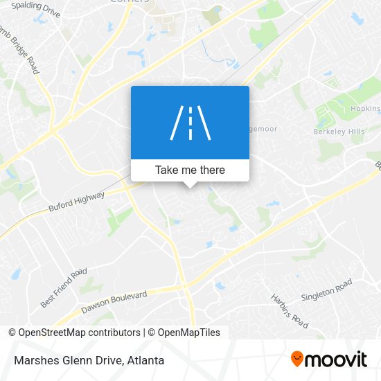 Marshes Glenn Drive map