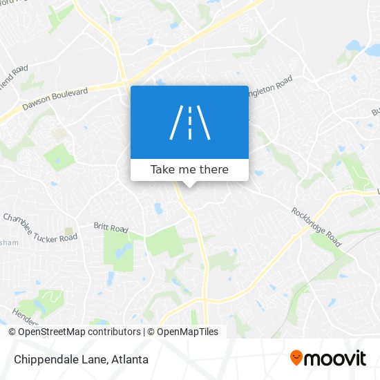 Mapa de Chippendale Lane