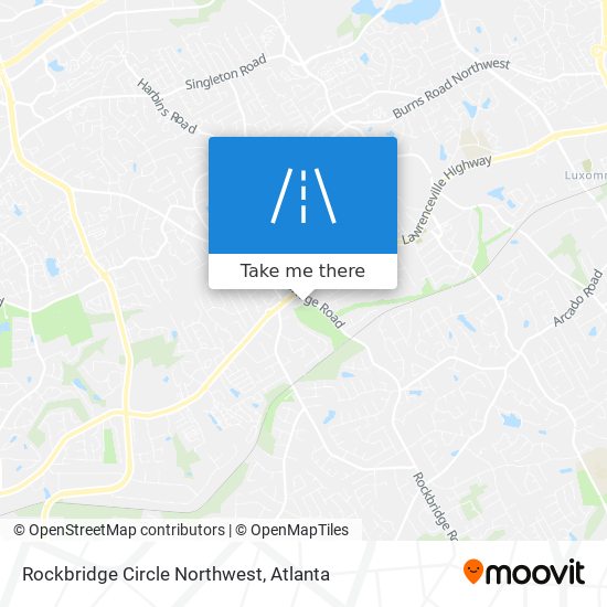 Rockbridge Circle Northwest map