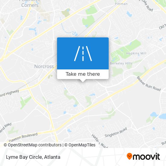 Lyme Bay Circle map