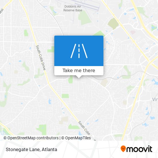 Stonegate Lane map