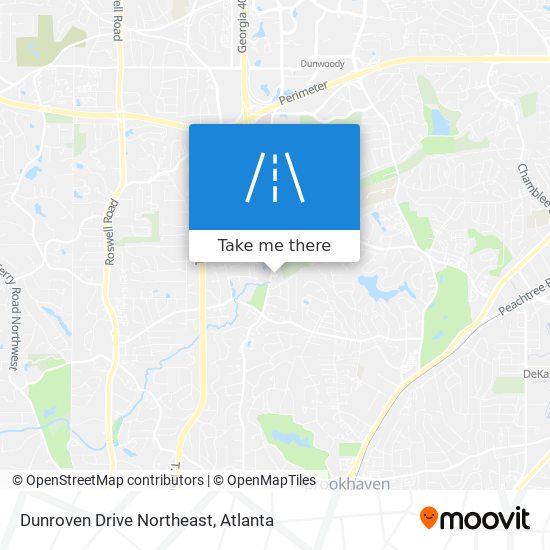 Mapa de Dunroven Drive Northeast