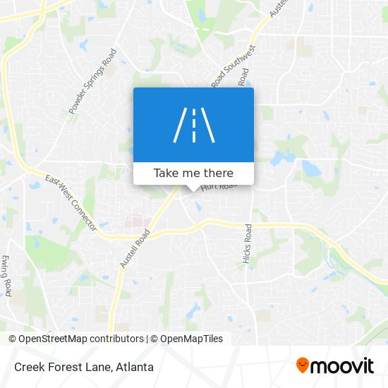 Creek Forest Lane map