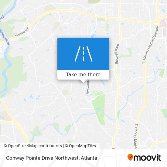 Mapa de Conway Pointe Drive Northwest