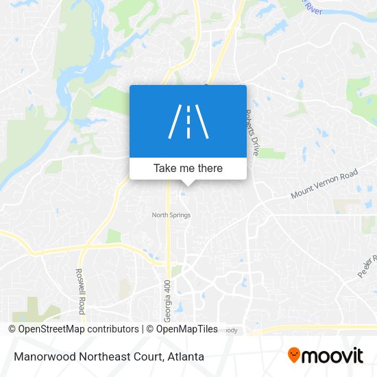 Mapa de Manorwood Northeast Court