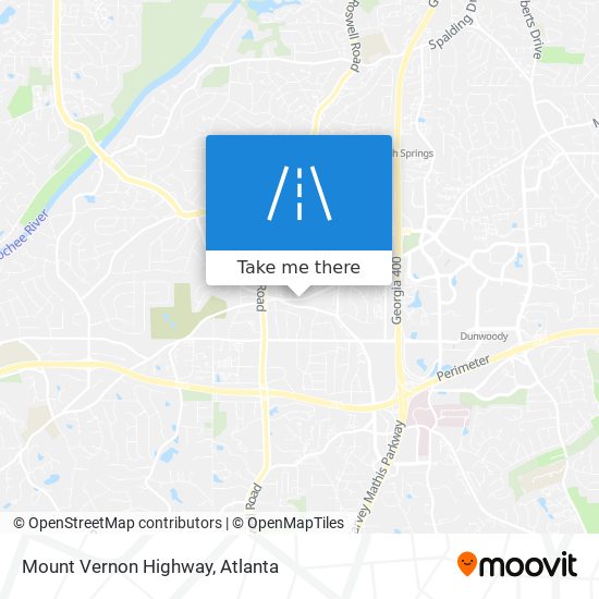 Mapa de Mount Vernon Highway