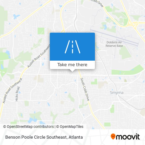 Benson Poole Circle Southeast map