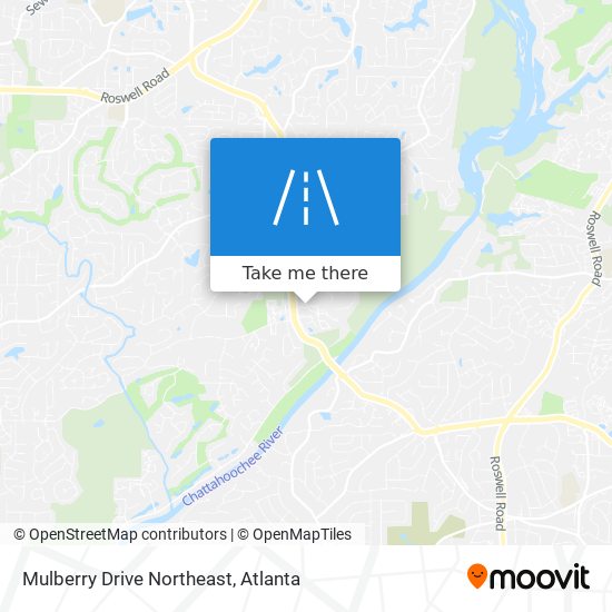 Mulberry Drive Northeast map