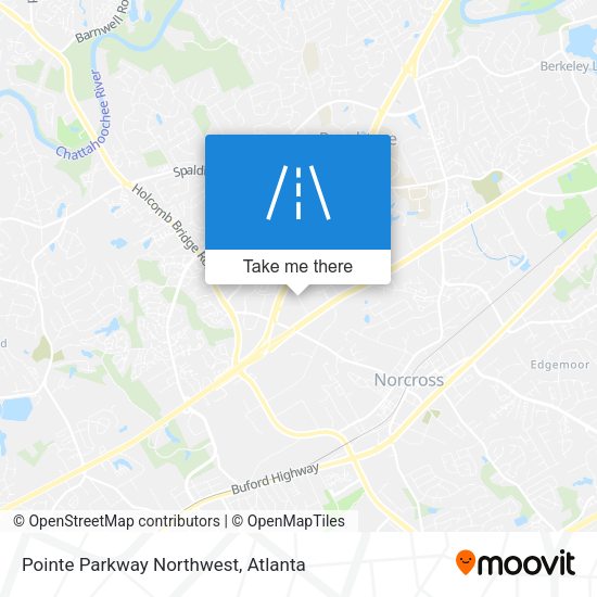 Pointe Parkway Northwest map