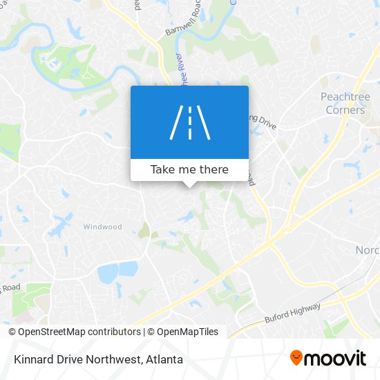 Mapa de Kinnard Drive Northwest