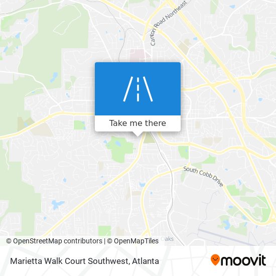 Marietta Walk Court Southwest map