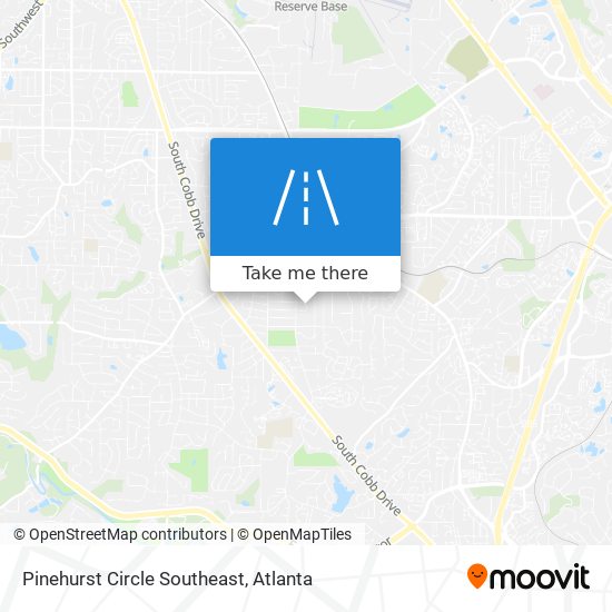 Mapa de Pinehurst Circle Southeast