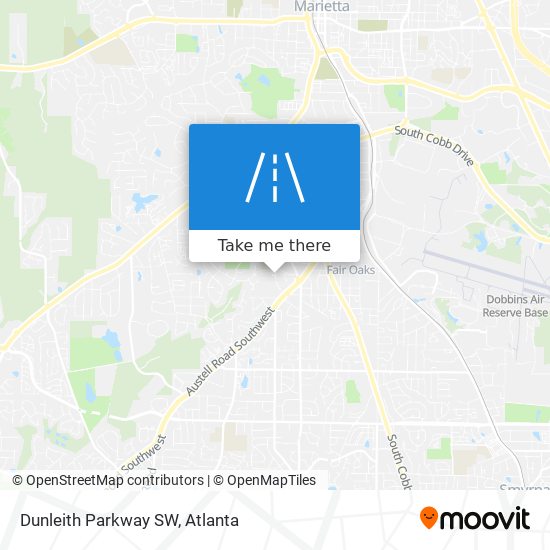 Mapa de Dunleith Parkway SW