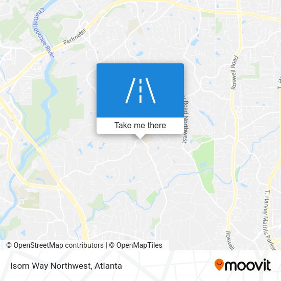 Mapa de Isom Way Northwest