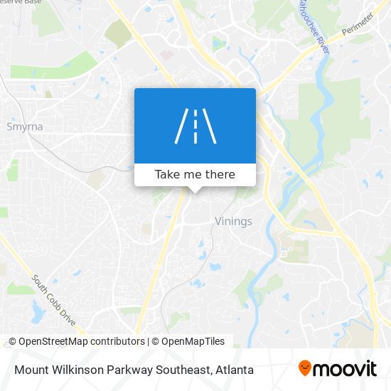 Mount Wilkinson Parkway Southeast map